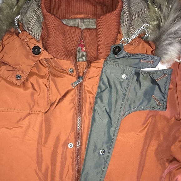 Cole Haan Down Filled Anorak 100% Raccoon Fur Removable Hood Parka Coat … - Picture 4 of 14